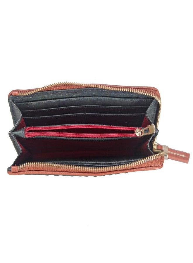 Adamis Leather Women's Clutch Cum Wallet W319 Black - Image 4